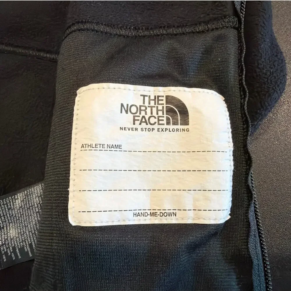 The North Face Hooded Fleece Zip-Up Jacket, Black, Toddler Size 2